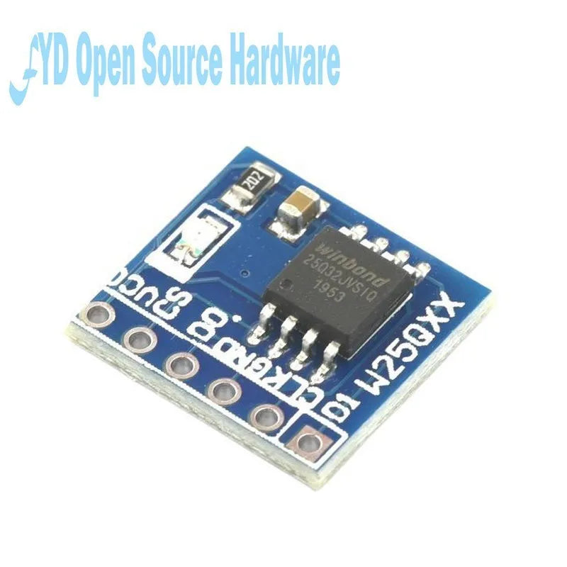 1-50PCS W25Q32 W25Q64 W25Q128 Large Capacity FLASH Storage Module SPI Interface BV FV STM32 Code