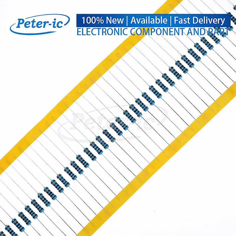 (50pcs) 1/2W Metal Film Resistors 1% 0.5W 470K 47R 560R 56R 6.2K 6.8K 680R Ohm Resistance