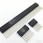 5pcs 2.54mm PC104 1X40P Single Stackable Rohs 1U Gold PC12.2mm PH11 6T PCB Industrial Female Pin Header Connector Socket Strip