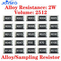 20PCS SMD Alloy Sampling Resistor 2512 2W 1% Detection Current High-Power Resistor 0.005R 1mR 0.05R R050 0.0002R 0.5MR