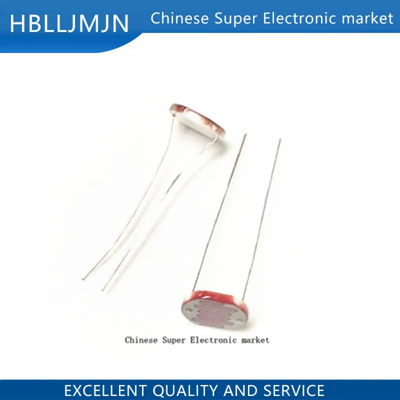 5PCS - 10PCS -20PCS GL12528 12528  12516 12537 12539 12549 Light Sensitive Resistor 12mm Photoresistor Resistor LDR Dependent