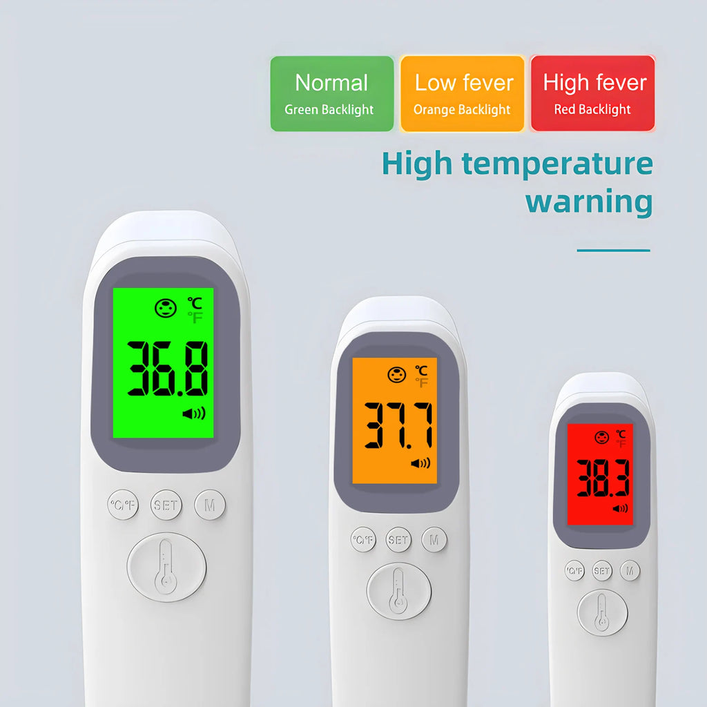 Backlit Digital Forehead Thermometer Non-contact Human body Temperature Meter Electronic Medical Baby Adult Fever Thermometer