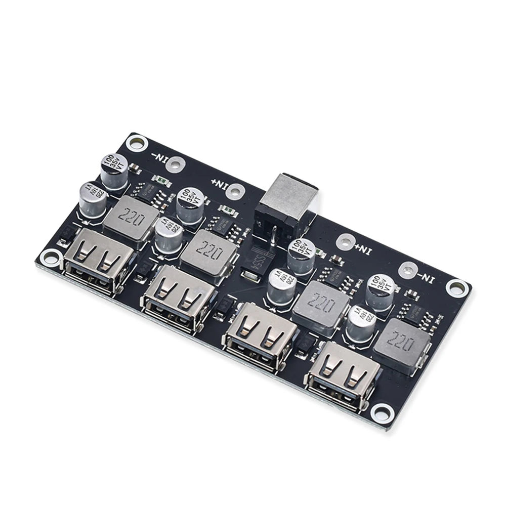 USB QC3.0 QC2.0 DC-DC Buck Converter Charging Step Down Module 6-32V 9V 12V 24V to Fast Quick Charger Circuit Board 3V 5V 12V