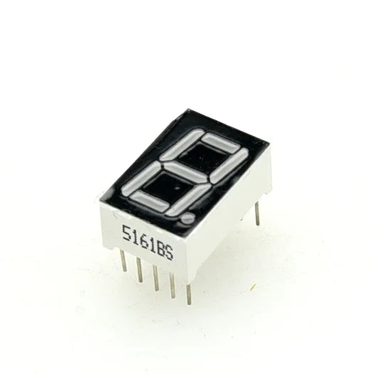 50pcs 1Bit 1 Bit Common Cathode Digital Tube 0.56' 0.56in. Red LED Digit 7 Segment