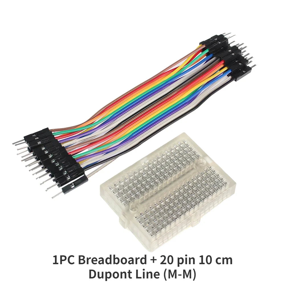 SYB-46 /170/120 400Tie Solderless PCB Prototype Breadboard+ Dupont Cable 10cm Jumper Wire DIY Electronics Kit for Arduino