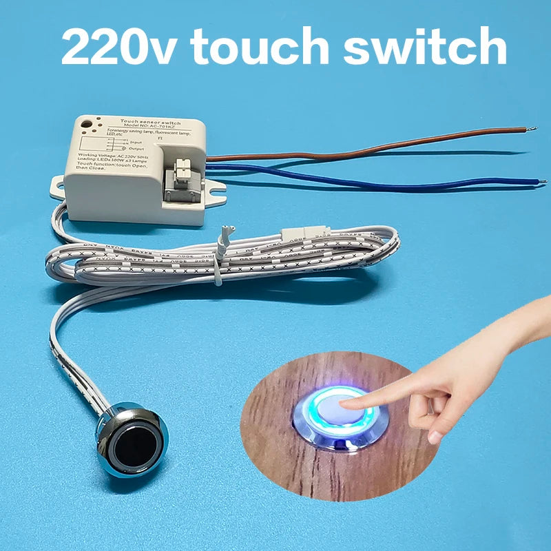 220V 100W LED  Touch Sensor/Door Sensor Gesture Sensor Switch Suitable for cabinet furniture gesture sensor  smart home switch