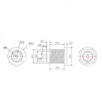 High Current 20AWG 5.5*2.1mm/5.5*2.5mm DC022D DC Power Cable Female Socket DIY Waterproof Jack Plug Panel Mount Connector
