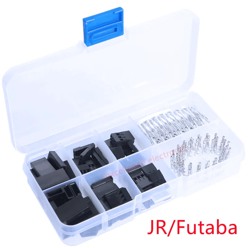 20sets Servo Extension JR/Futaba Connector Male/Female Plug with 2.54 Terminal for RC Robot Airplane Car Servo ESC