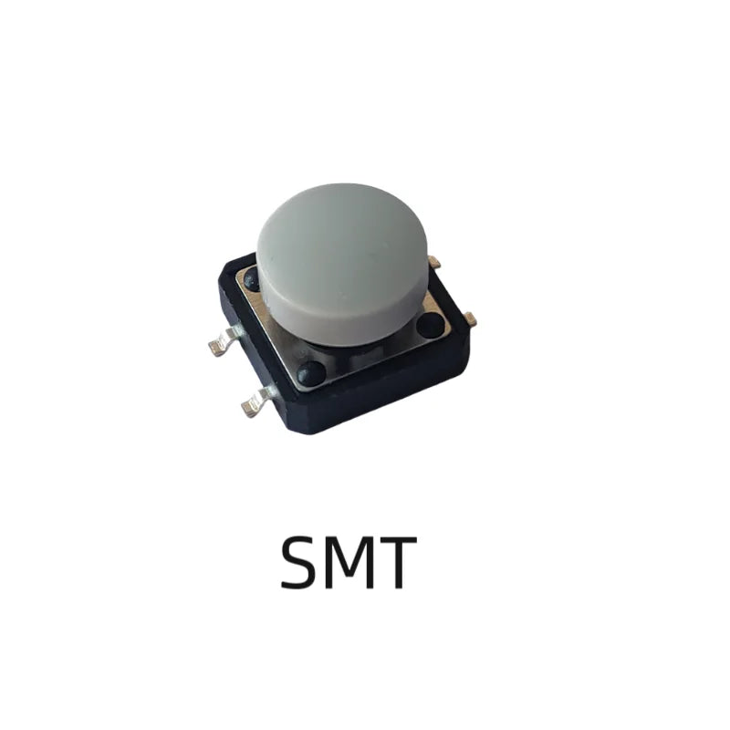 10Sets 12x12mm Momentary Tact Switch Add Plastic Caps Height 9.2mm Push Button Switch 4PIN SMT DIP PCB Mounting Button