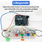 Keyestudio STEM IOT Smart Living Starter Kit For Original Arduino Uno R4 WIFI Or Minima Board DIY Educational Kit+60 Projects