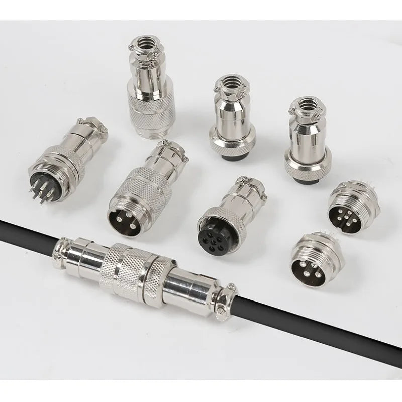 GX20 2 Side Female Plug Electrical Aviation Connector M20 2 3 4 5 6 7 8 9 10 12 14 15 Pin 1m 2m 3M Extension Cable customizable