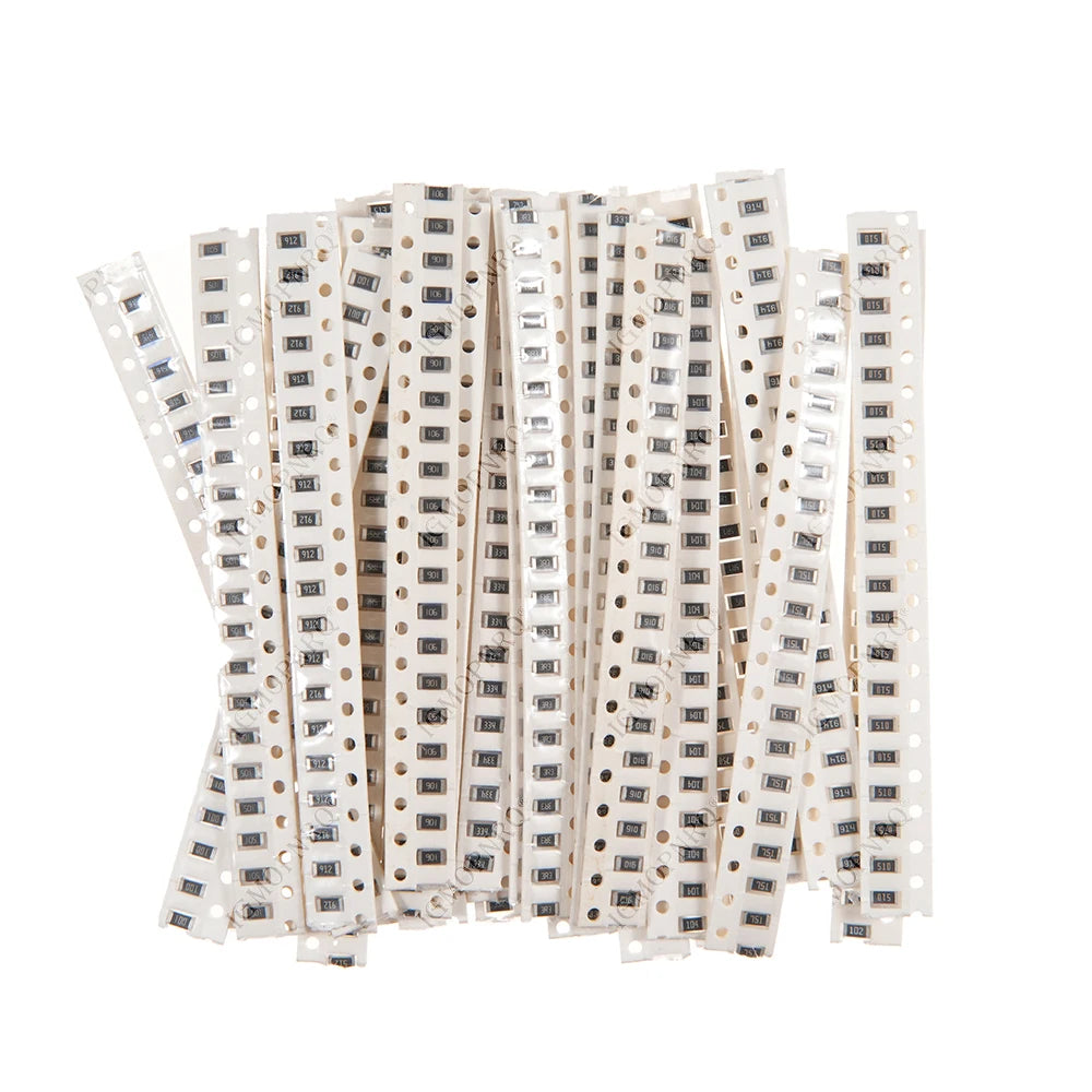 36Value each 20pcs =720pcs 1206 SMD Resistor Kit 1/4W 0.25W 5% 1 ohm~10 Mohm  component diy  kit 1R 3.3R 5.1R 1K 10K 100K 1M 10M