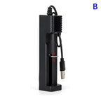 2-Slot Smart 18650 Battery Charger - USB-C Powered Lithium Ion Charger with LED Indicators, Universal Compatibility