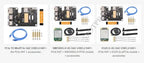 Raspberry Pi 5 PCIe to MiniPCIe 4G Gigabit Ethernet RJ45 USB HUB HAT With LTE Module SIM7600E SIM7600SA-H SIM7600G EC25-AUX EG25