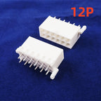 5 50pcs Pitch 4.14 mm PCB Male Header 2 3 4 6 8 9 10 12 15 16 Pin 0.163' Straight Through Hole Cross Mini Universal Mate-N-Lok
