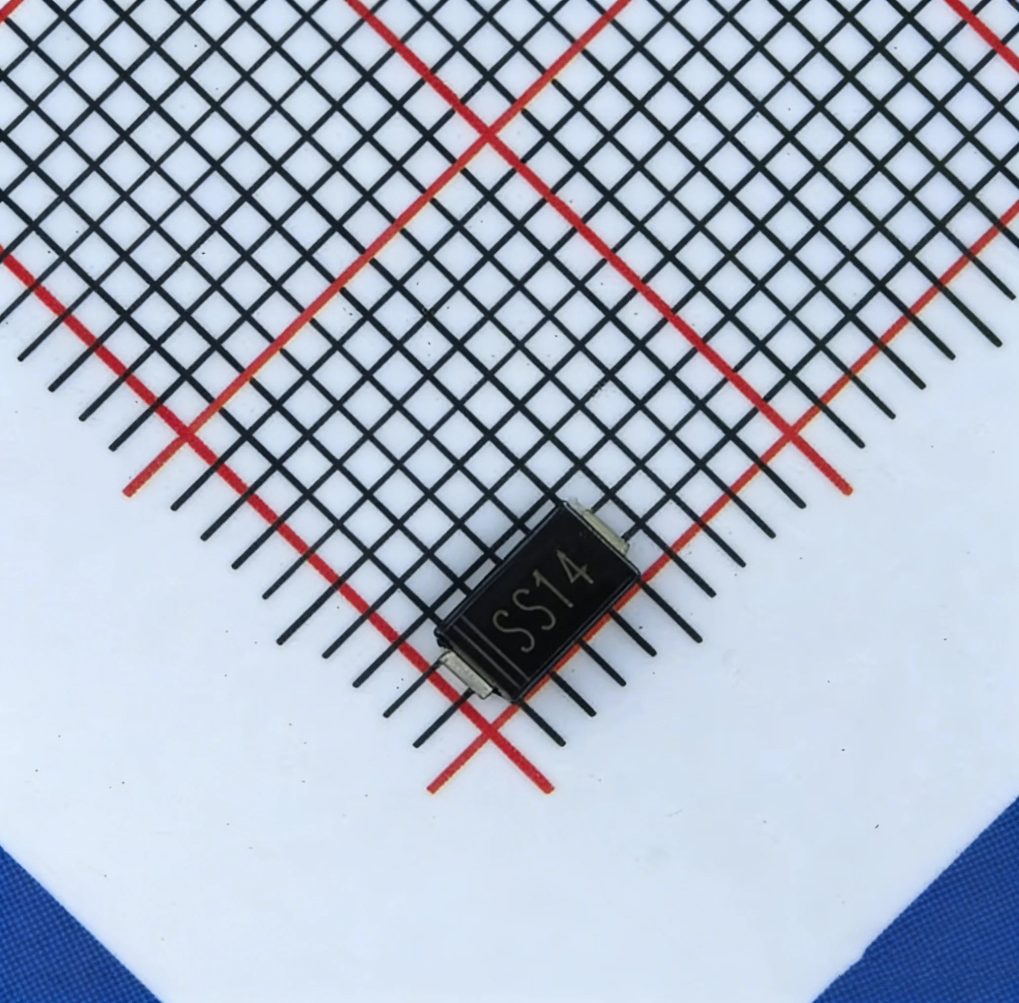 50/100/500Pcs SMA SS14/1N5819/1A SS24/1N5822/2A SS34/1N5822/3A SS54/1N5824/5A 40V DO-214AC Surface Mount Schottky Diode