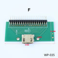 1pcs A-M HDMI Male To Female Test Board MINI Connector with Board PCB 2.54mm Pitch 19/20pin DP HD A Female To Male Adapter Board