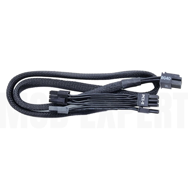 Modular Power Cable for Corsair AX1200 1200W GOLD Power, GPU PCIe 8Pin 6+2, CPU 4+4Pin, SATA, Molex IDE 4Pin, 14+10Pin to 24Pin