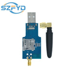 USB to GSM GPRS Module - Quad-Band SIM800/SIM800C, SMS Messaging,  Bluetooth-compatible, with Antenna