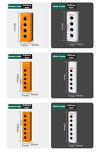 1/2/3/4/5 Hole Waterproof Button Switch Control Box Button Emergency Stop Dustproof Waterproof IP65 Button Thickened Yellow Gray
