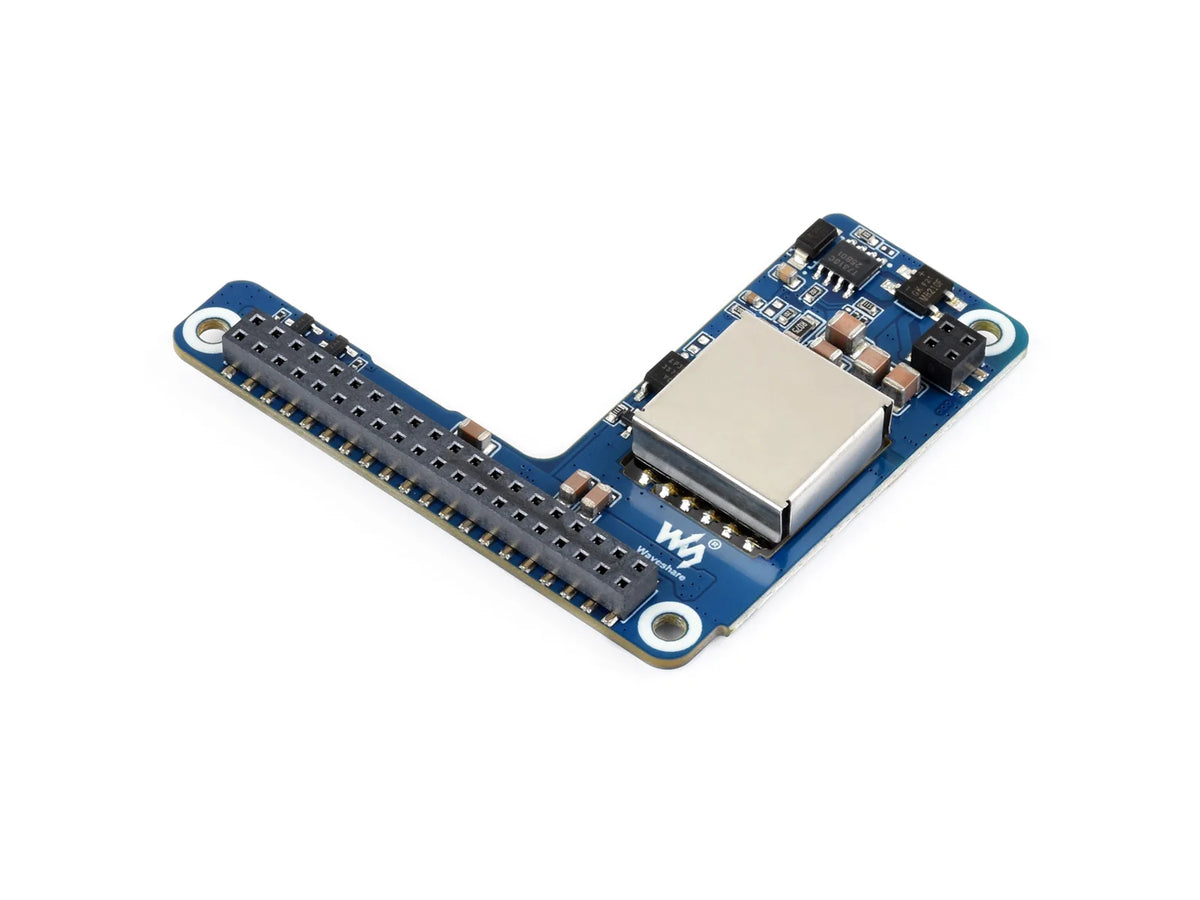 Waveshare PoE/ PoE+ HAT (J) For Raspberry Pi 5/CM5, 5V/5A, Isolated Switched-mode Power Supply, Providing Both Network And Power