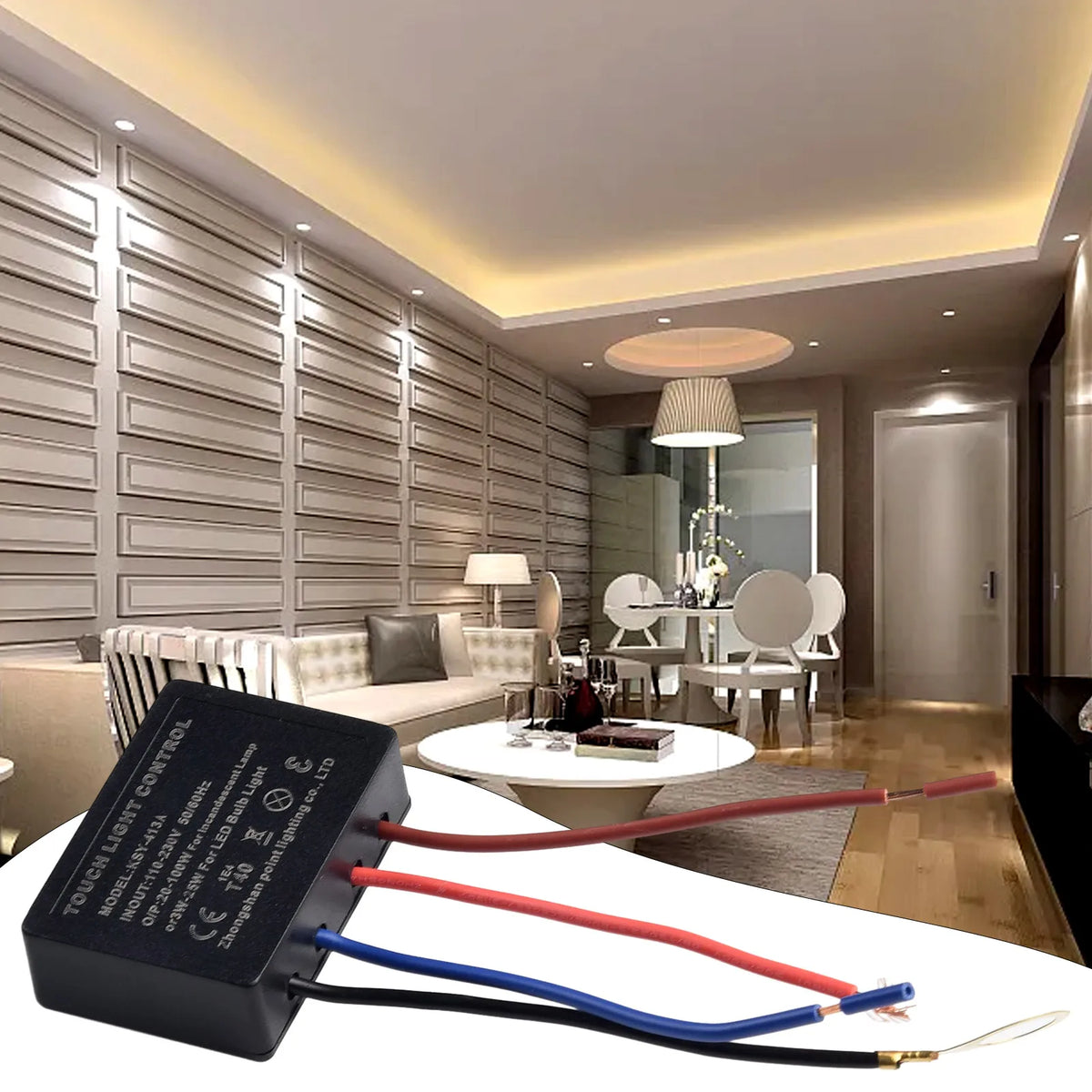 220V Touch Light Switch EMC Human Touch Anti-interference Dimmers Table Lamp Dimmer Control Module Sensor Home Improvement Tool