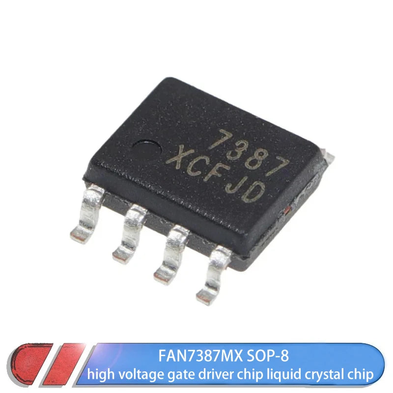 1PCS FAN7387MX SOP-8 FAN7387 high voltage gate driver chip liquid crystal chip 7387 SOP8