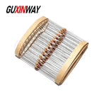 100PCS 1/8W 0.125W Carbon Film Resistor 5% 0R - 1M 10 22 47 100 150 220 270 330 470 510 1K 2.2K 4.7K 5.1K 10K 47K 100K 470K ohm