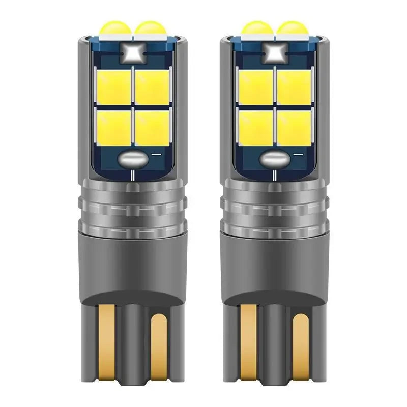 2pcs High Quality T10 W5W Super Bright Car Interior Reading Dome Light Marker Lamp 168 194 LED Auto Wedge Parking Bulbs Orange