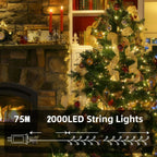 LED Firecracker String Lights EU/US DC Power Remote Control Halloween Garland Fairy Light for Wedding Party Christmas Decoration