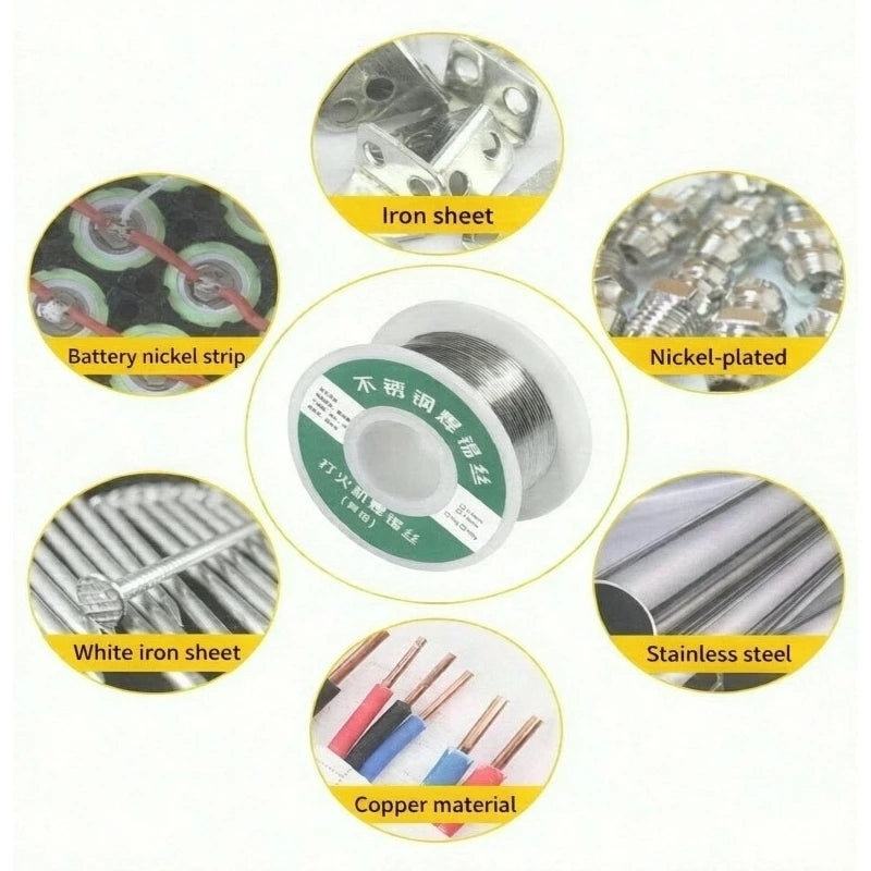 1.0mm 20g 50g 100g Soldering Tin Wire Tin Melt Rosin Core Solder Low Temperature Easy Melt Solder Wire  No-clean FLUX 2.2%