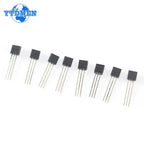 200/480/840pcs TO-92 Transistor Kit Assortment Box BC547 BC327 BC337 2N2222 3906 C945 PNP/NPN Transistors Set Electronics Kit