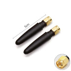 2.4GHz 5.8GHz Dual Band WiFi Antenna  3dbi Rubber Antennae RP SMA Connector for USB Adapter Network Router Mini PCI Card  Camera