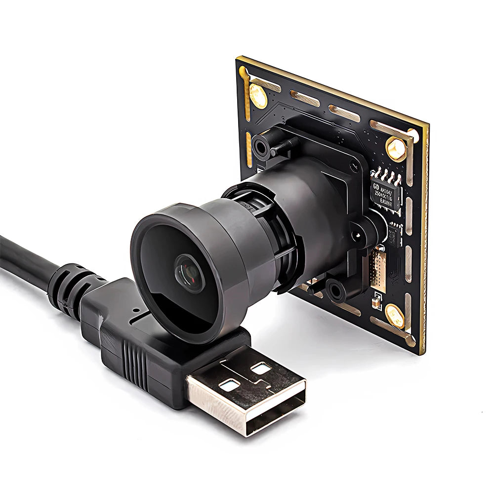 1080P90FPS Global Shutter USB Camera Board with M16 Lens Plug Play High Speed Webcam for Machine Vision and Video Surveillance