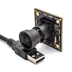 1080P90FPS Global Shutter USB Camera Board with M16 Lens Plug Play High Speed Webcam for Machine Vision and Video Surveillance