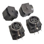 5/10Pcs DIN 3P/4P Horizontal Socket S Terminal MPC Power PS2 Full Plastic Connector 3/4 Core Adapter for Electronics