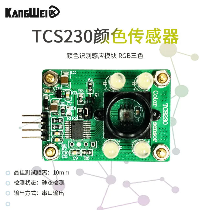 Color sensor TCS230 TCS3200 color recognition sensing module RGB tri color serial port output