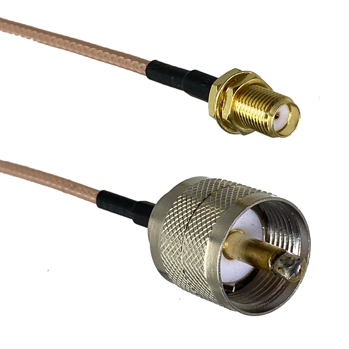 RG316 RG58 UHF PL259 SO239 to SMA Male Plug & Female Jack Straight Connector RF Jumper pigtail Cable 6inch~20M