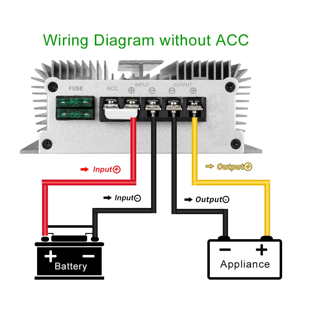 24V TO 12V 100A -300A DC DC Step Down Converter Regulator Voltage Output Power Supply Module for Cars Solar Reducer Module ROHS