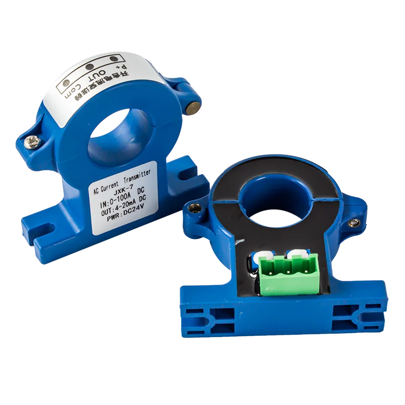 500A Current Transmitter 4-20MA 0-10V 1-5V AC/DC Current Sensor 20mm 25mm DC Current Transmitte 100A 1000A Current Transducer