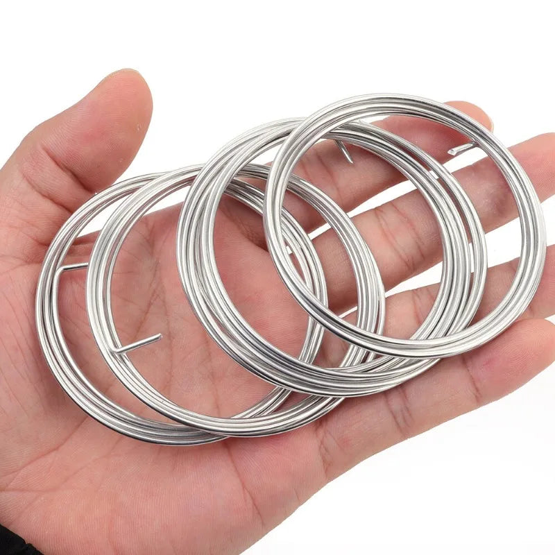 4/2/1M Low Temperature Easy Melt Aluminum Universal Silver Welding Rod Cored Wire Rod Solder No Need Solder Powder Weld Bar