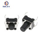 4Pin 6*6 Micro Tact Push Button Switches DIP 6x6x4.3/5/6/7/8/9/10/11/12/13/14/15 MM 4.3mm 5mm 6mm 7mm 8mm 9mm 10mm 11mm