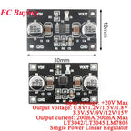 5Pcs/1pc LT3042 LT3045 Single Power Linear Regulator Module 3.3V 5V 12V Low Noise Ripple Radio Frequency Power Board 200mA 500mA
