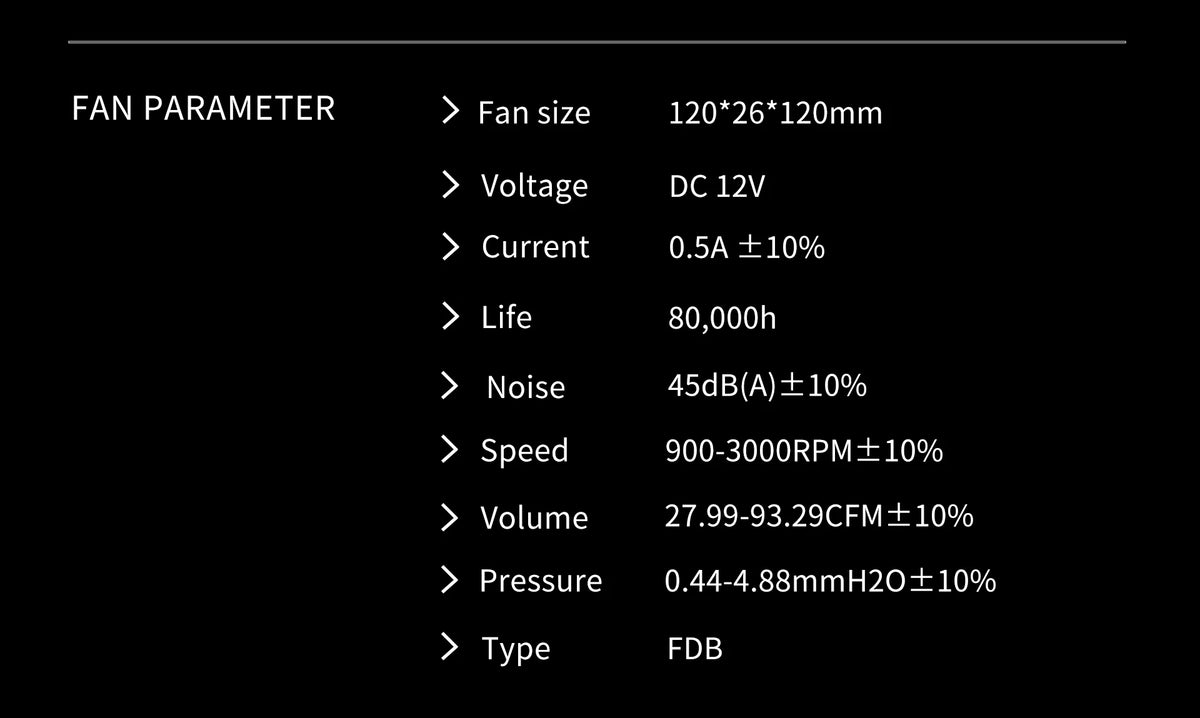 ALSEYE W12P 12CM Case Cooling Fan ARGB Light Synchronization PWM Intelligent Temperature Control Silent Fan 900-3000RPM