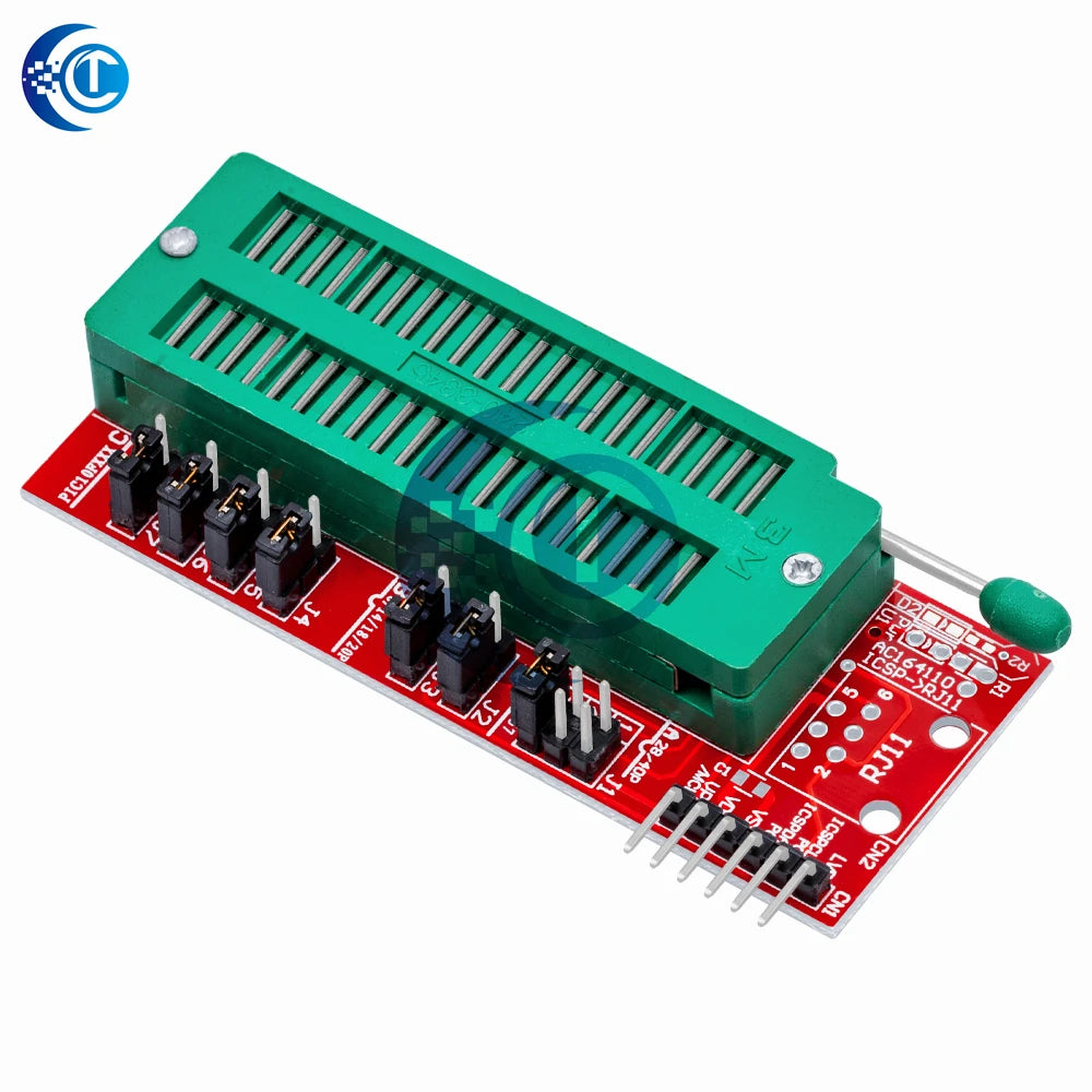 PICKIT3 PICKIT3.5 PICKIT 3 Programmer Offline Programming PIC Microcontroller Chip  +PIC Programmer adapter seat