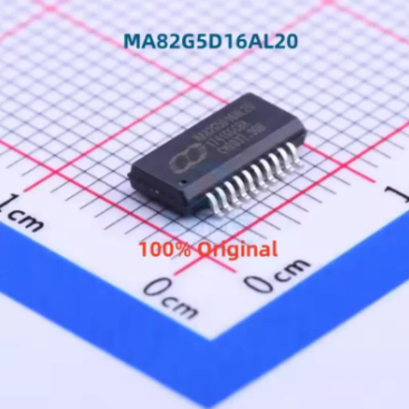 5PCS 100% Original MA82G5D16AL20 SSOP-20 1T 8051 MCU 16KB Flash 10-bit ADC Low Power Microcontroller IC