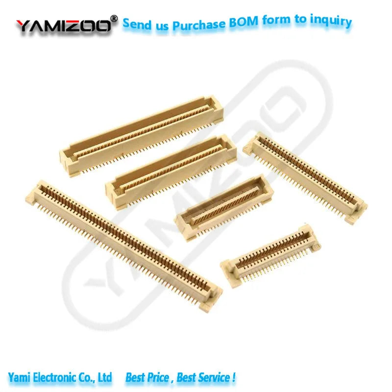 1pcs Board-To-Board Connector BTB Pitch 0.8Mm Dual Row SMD 40P/60/80/100P/120P/140P