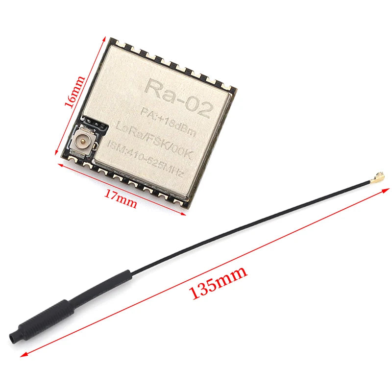 SX1278 LORA spread spectrum wireless transparent transmission module SX1278 433MHZ/SPI in line /Ra-01 Ra-02