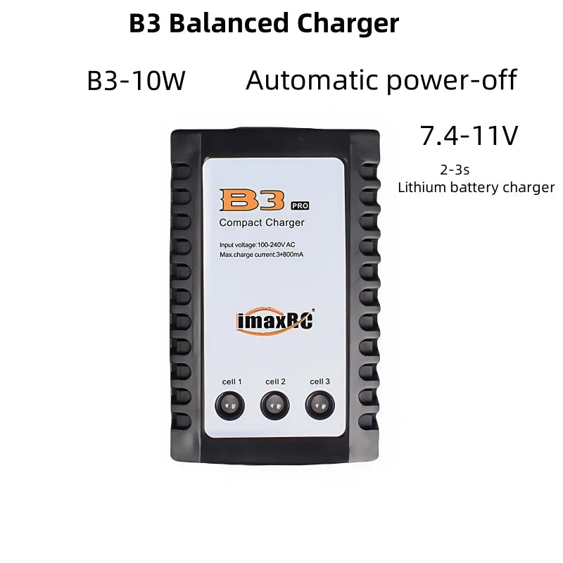 IMAX B3 PRO Lipo Battery Compact Balance Charger 7.4V/11.1V 2S 3S 110-240V Lipo Power Supply Charger EU Plug For RC Model Parts