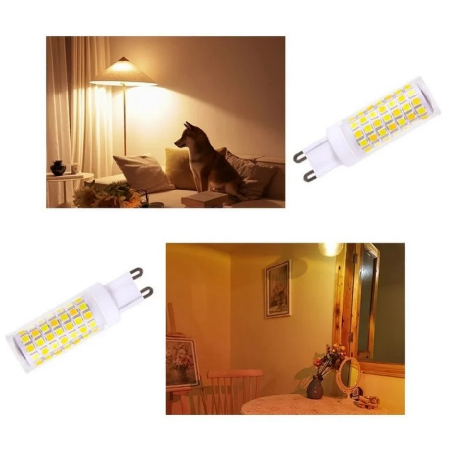 Brightest G9 LED Lamp AC220V 3W 5W 7W Ceramic SMD2835 LED Bulb Warm/Cool White Spotlight Replace Halogen Light Consignment